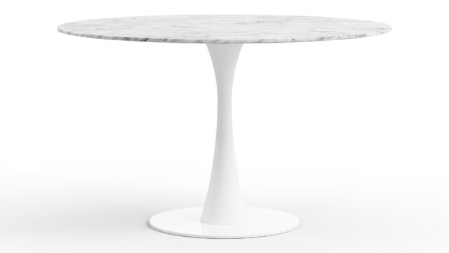 The Aarhus – Carrara Marble, Round 47in