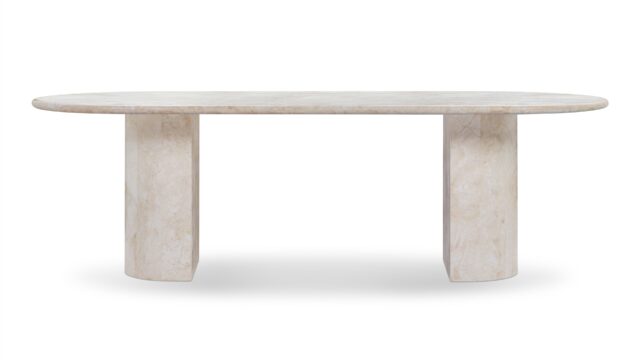 The Dante – White Travertine, 98in