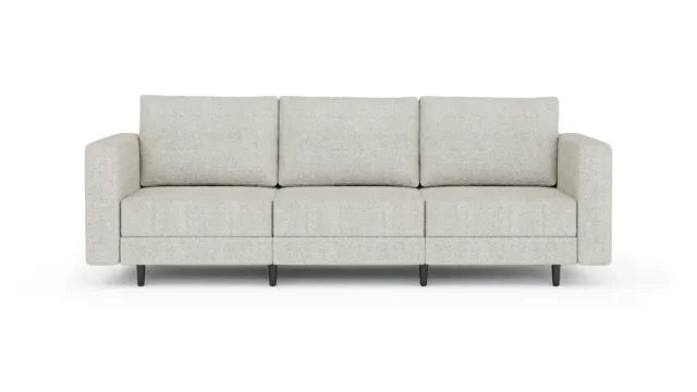 Briana – White Boucle, Three Seater Sofa