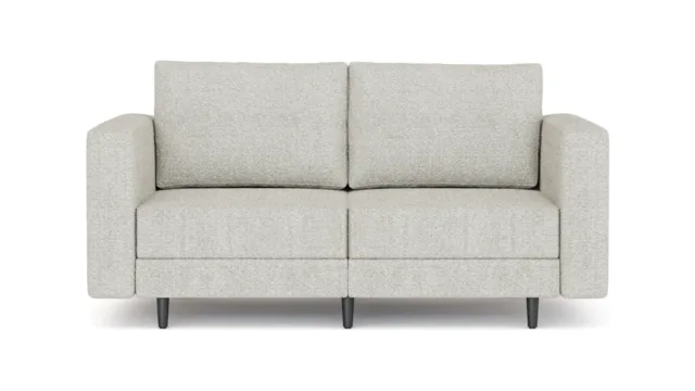 Briana – White Boucle, Two Seater Sofa