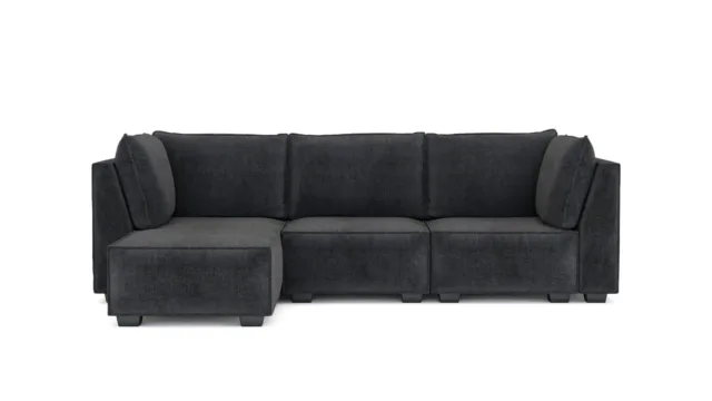Elaine – Dark Grey Linen, Corner (Sectional)