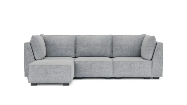 Elaine – Light Grey Linen, Corner (Sectional)