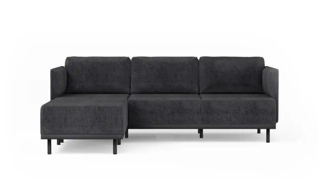 Matilda – Dark Grey Linen, Four Seater Sofa