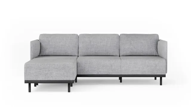 Matilda – Light Grey Linen, Four Seater Sofa