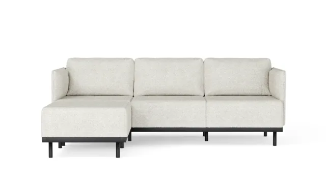 Matilda – White Boucle, Four Seater Sofa