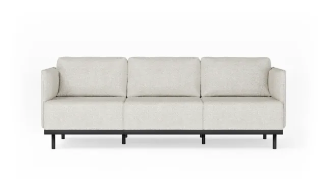 Matilda – White Boucle, Three Seater Sofa