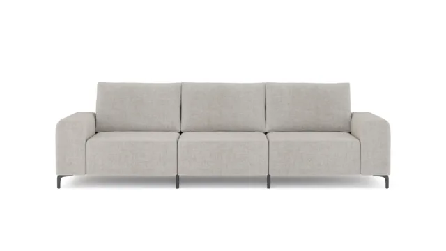 Morgana – Beige Linen, Three Seater Sofa
