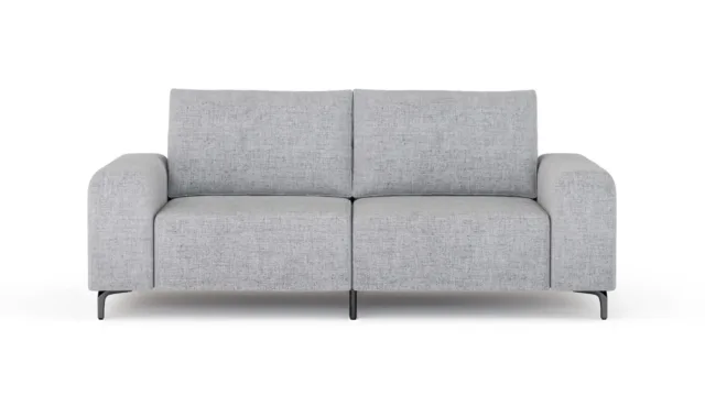 Morgana – Light Grey Linen, Two Seater Sofa