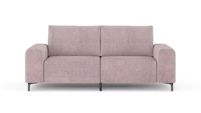 Morgana – Light Pink Linen, Two Seater Sofa
