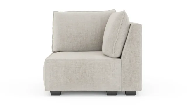 Elaine – Beige Linen, Right Corner