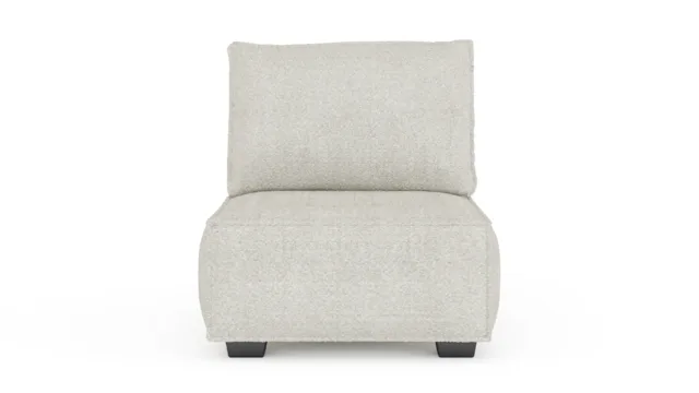 Elaine – White Boucle, Armless