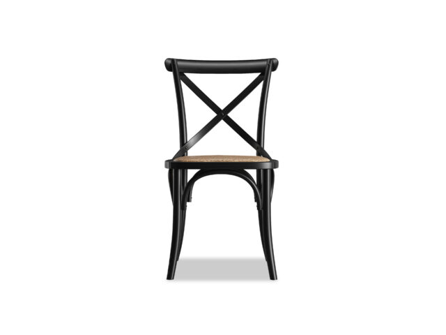 Crossback Dining Chair – Black, Classic
