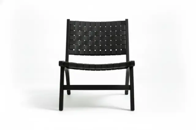 Accent Chairs – Black, Black Vegan Leather