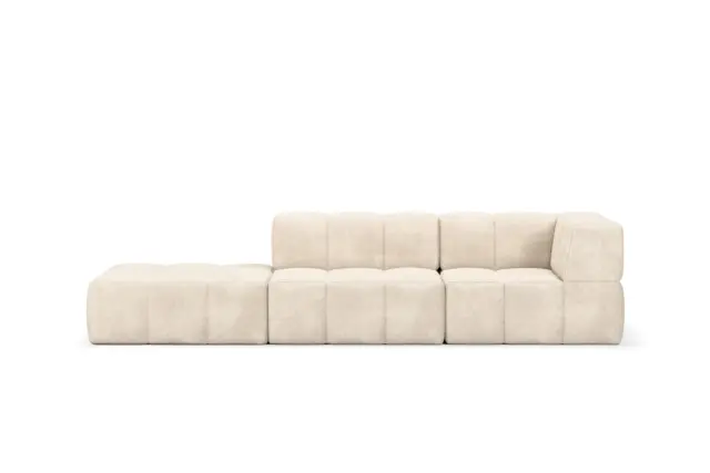 Natura Terra – Beige, Left Open End Sofa