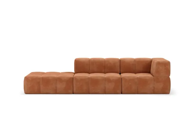 Natura Terra – Terracota Red, Left Open End Sofa