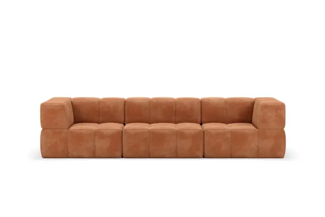 Natura Terra – Terracota Red, Three Seater Sofa